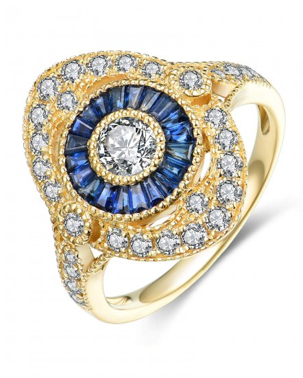 SAPPHIRE DIAMOND RING (TR4213)